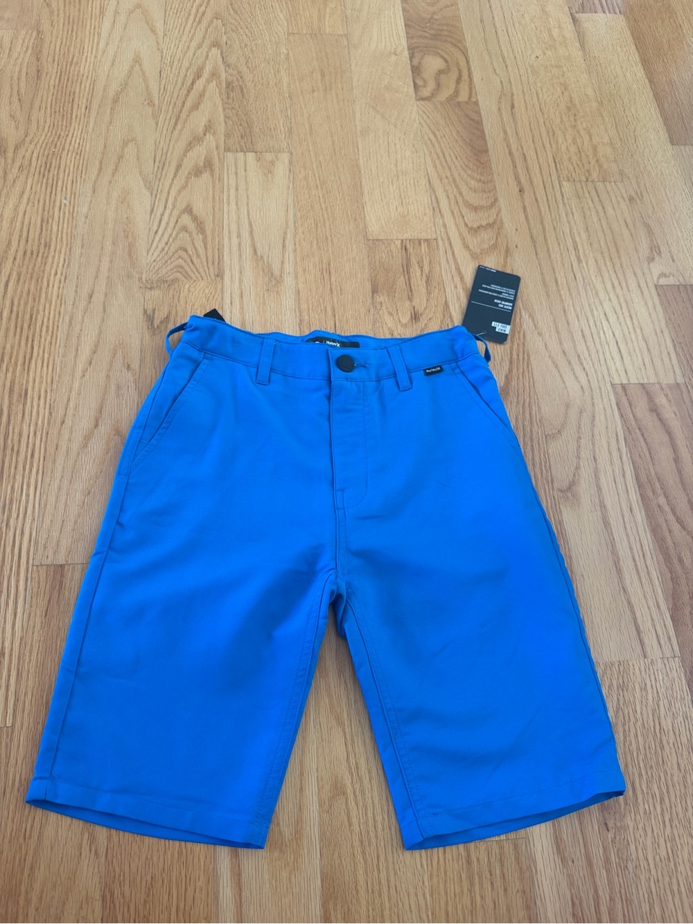 Hurley Boy’s Bright Blue Flat Front Shorts